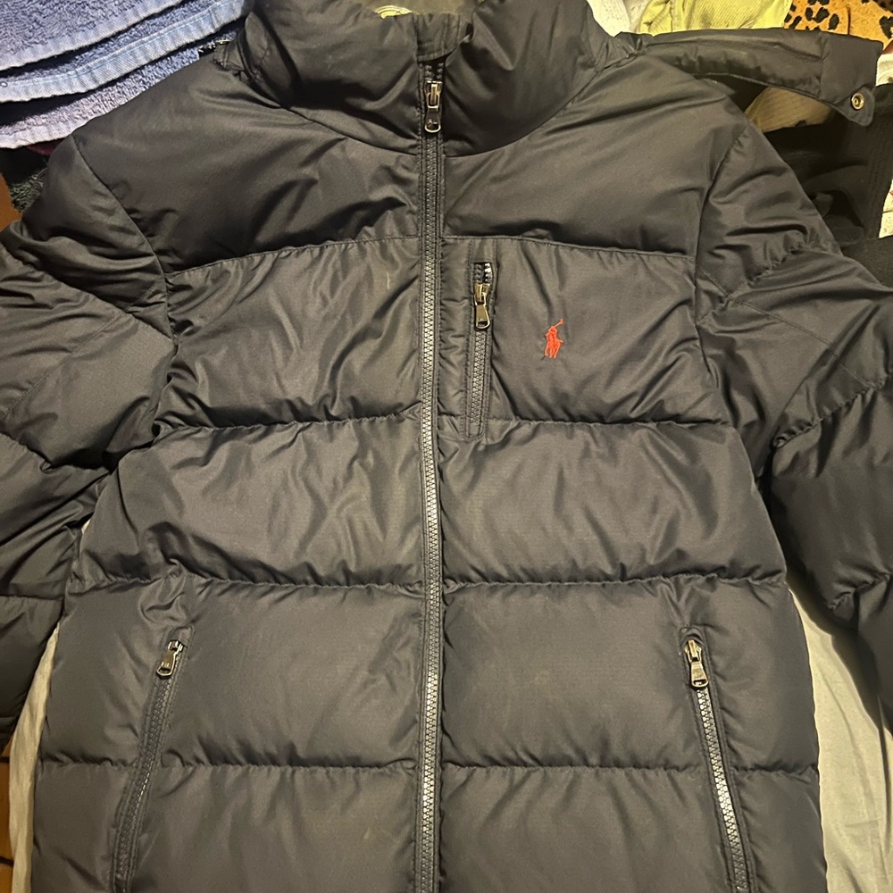 Boys polo puffer jacket